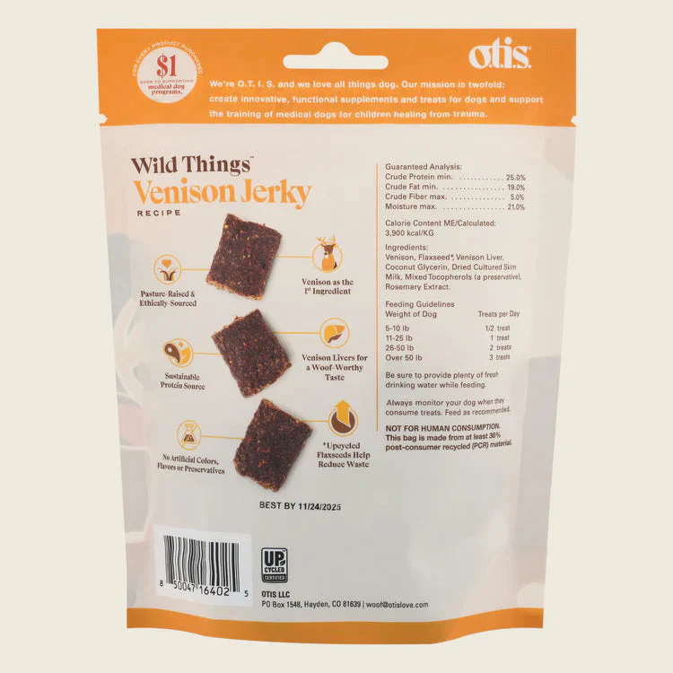 Otis Wild Things Venison Recipe  Jerky Dogs Treats - Image 2