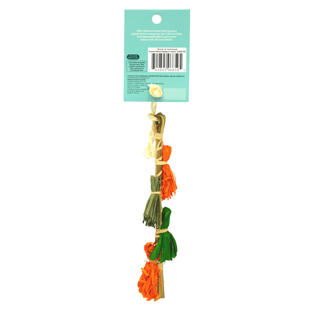 Oxbow Animal Health Enriched Life - Colorful Woven Dangly - Image 2