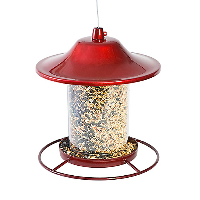 Perky-Pet® Red Sparkle Panorama Feeder - 2 lb Seed Capacity - Image 6