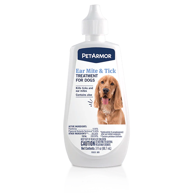 PetArmor® Ear Mite and Tick Treatment for Dogs