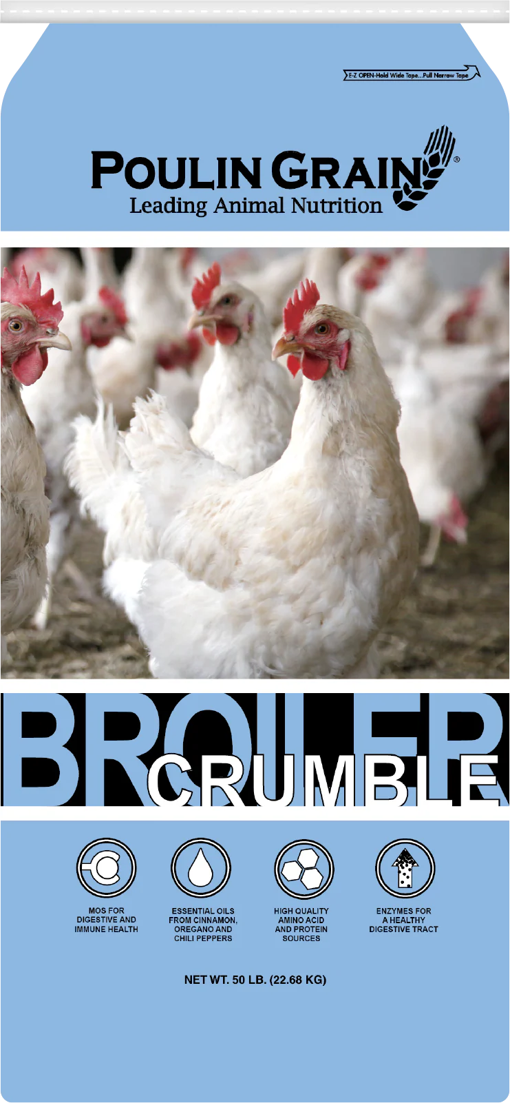 Poulin Grain Quik Grow Broiler Crumbles