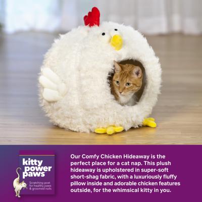 Prevue Comfy Chicken Hideaway Cat - Image 2