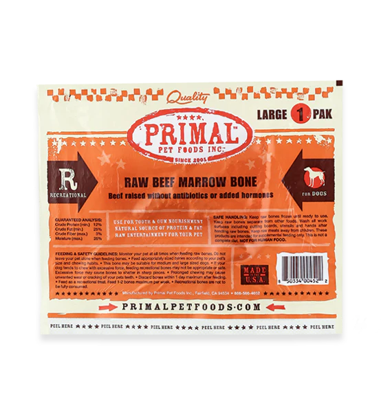 Primal Pet Foods Raw Recreational Beef Marrow Bones - Image 11