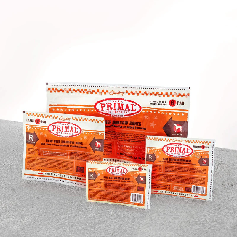 Primal Pet Foods Raw Recreational Beef Marrow Bones - Image 2