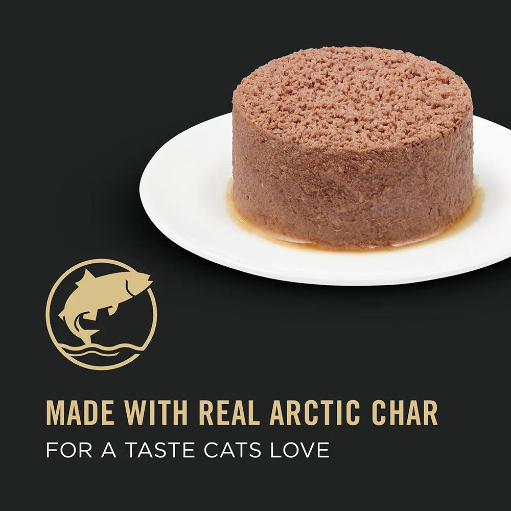 Purina Pro Plan Sensitive Skin & Stomach Arctic Char Entree Grain Free Classic Wet Cat Food - Image 3