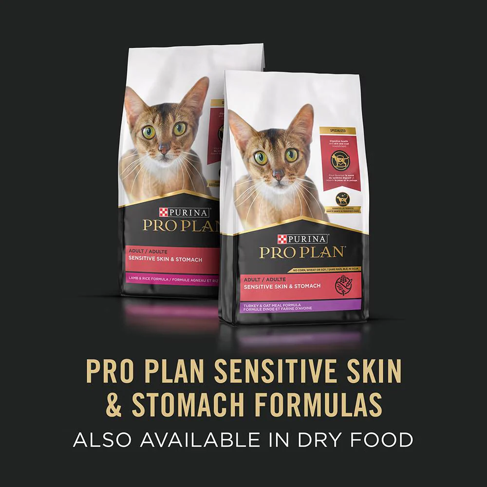 Purina Pro Plan Sensitive Skin & Stomach Arctic Char Entree Grain Free Classic Wet Cat Food - Image 5