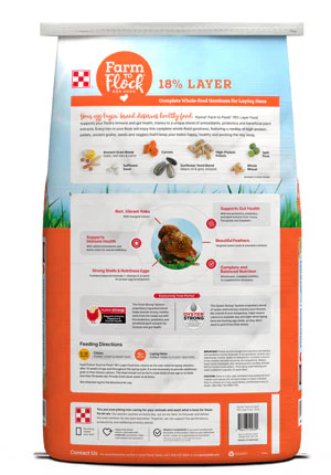 Purina® Farm to Flock™ 18% Layer Hen Food - Image 3