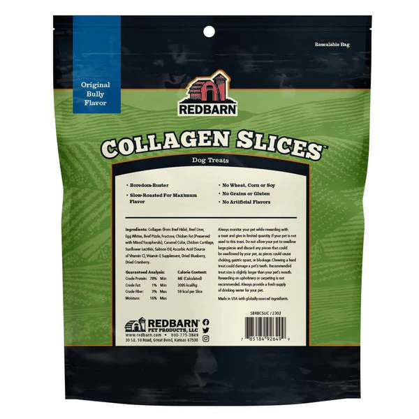 Redbarn Collagen Slices™ Original Bully Flavor Dog Treats - Image 2
