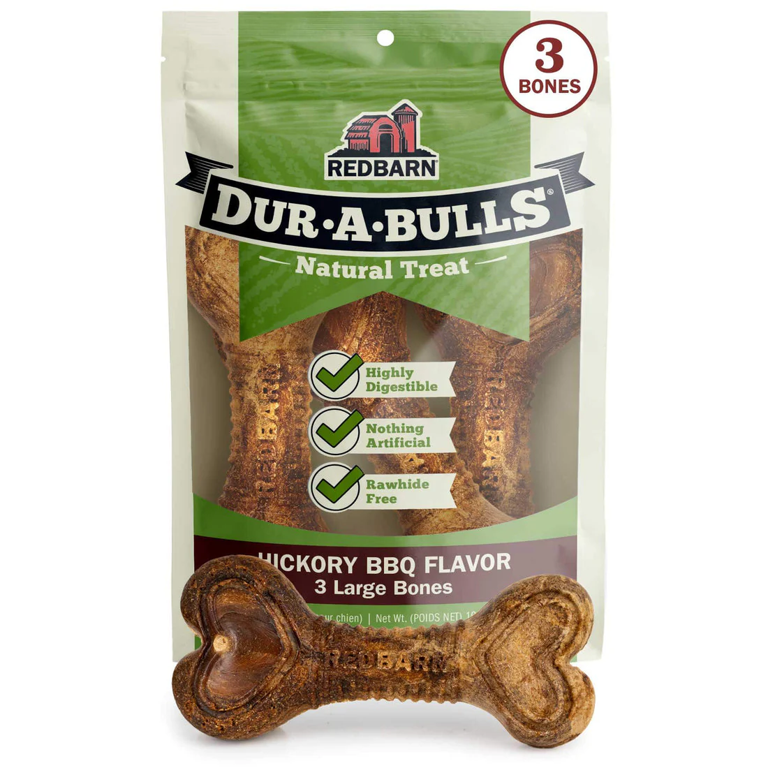 Redbarn Dur-A-Bulls Bone Dog Treats - Image 6