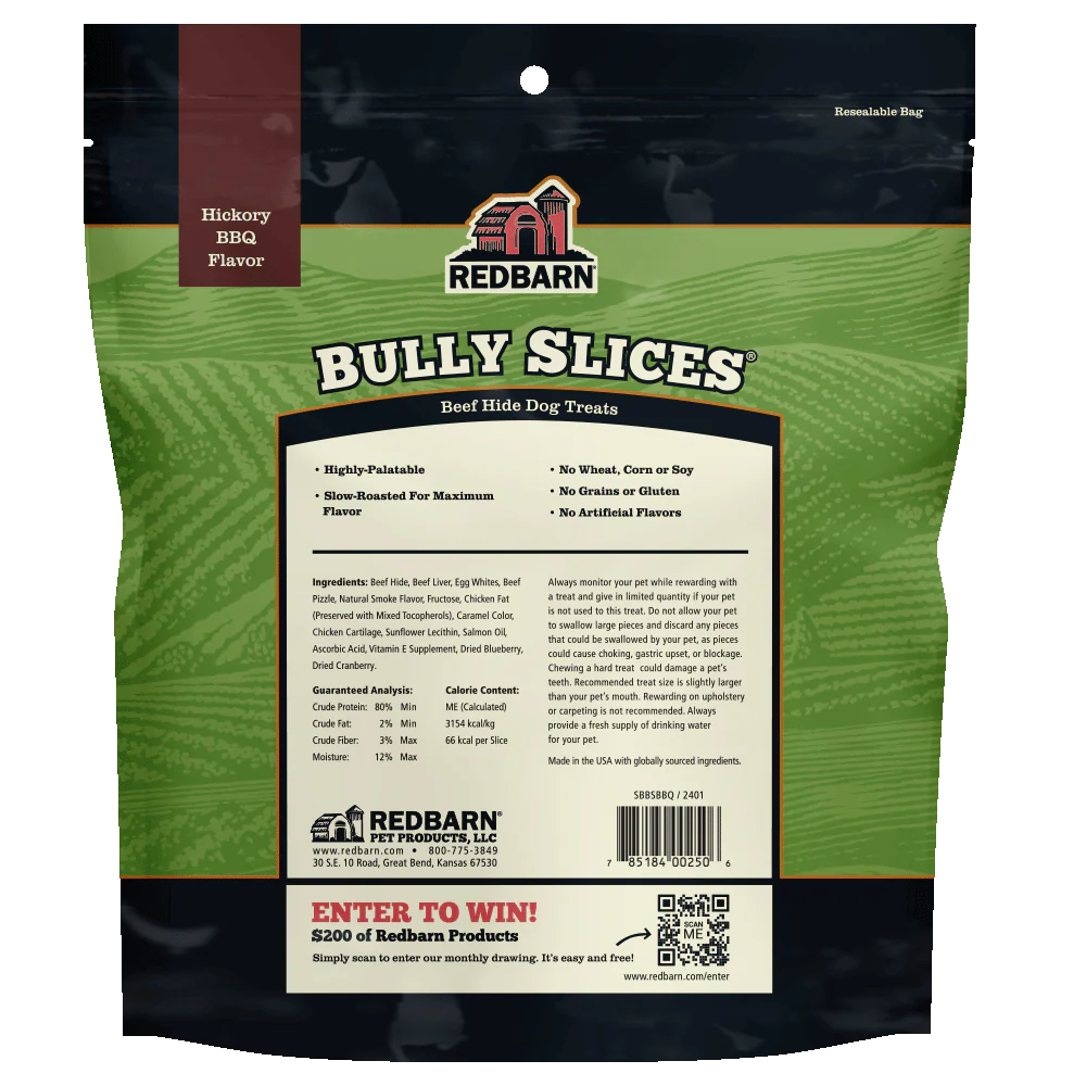 Redbarn Bully Slices® Hickory BBQ Flavor - Image 2