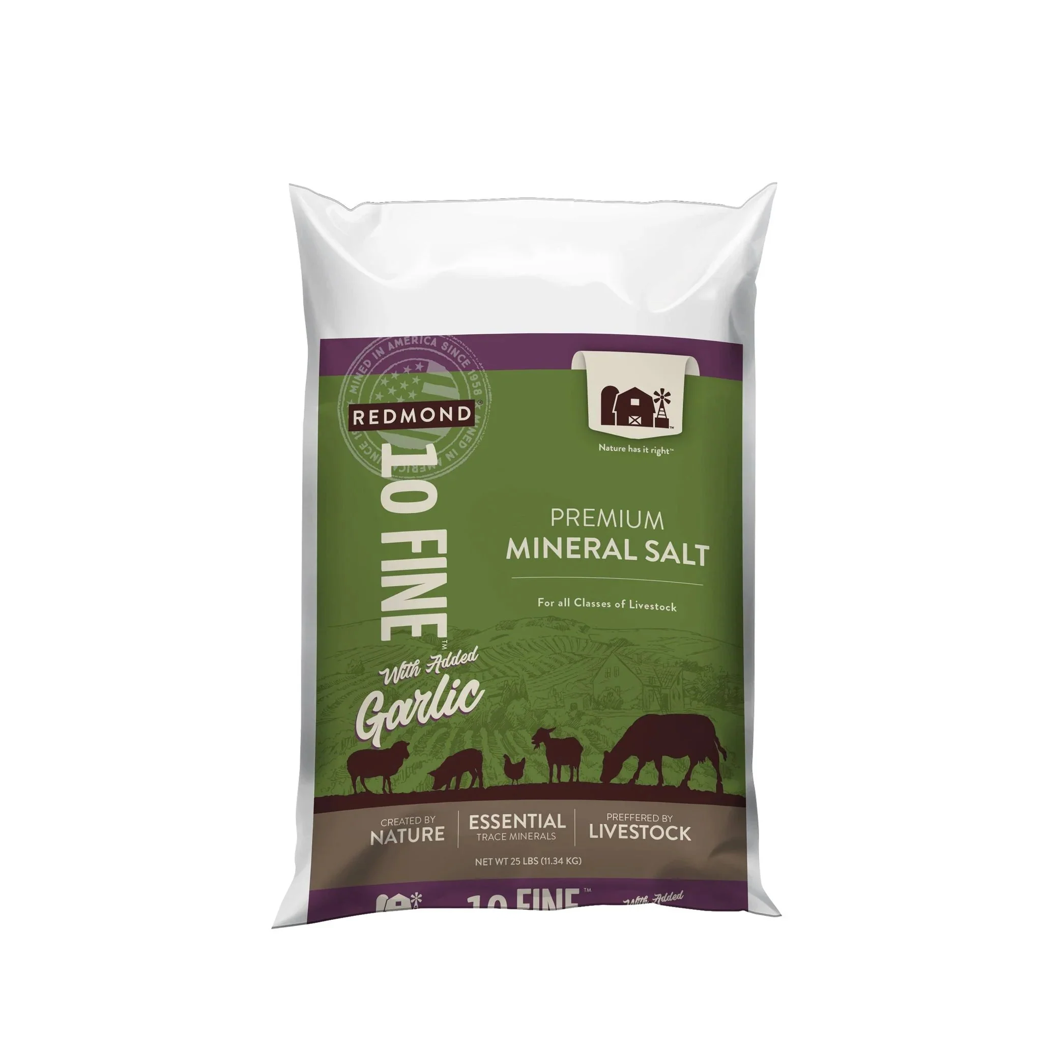 Redmond Mineral Salt 10 Fine with Garlic - Image 2