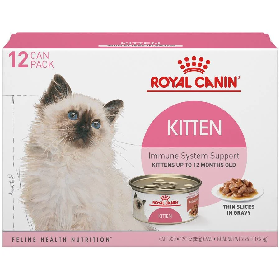 Royal Canin Feline Nutrition Kitten Instinctive Thin Slices in Gravy Canned Cat Food - Image 2