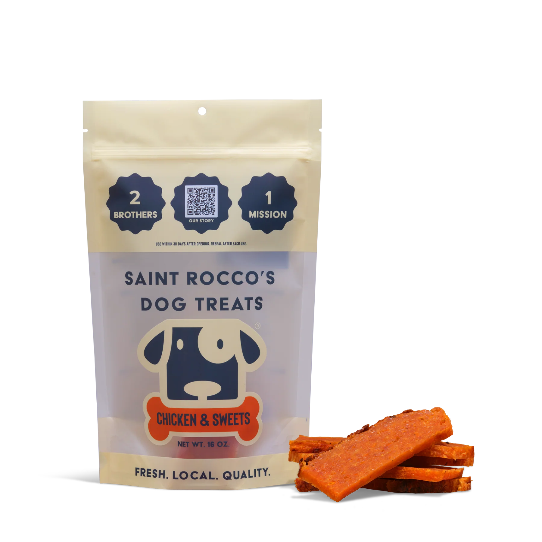 Saint Rocco's Chicken and Sweets Dog Treats