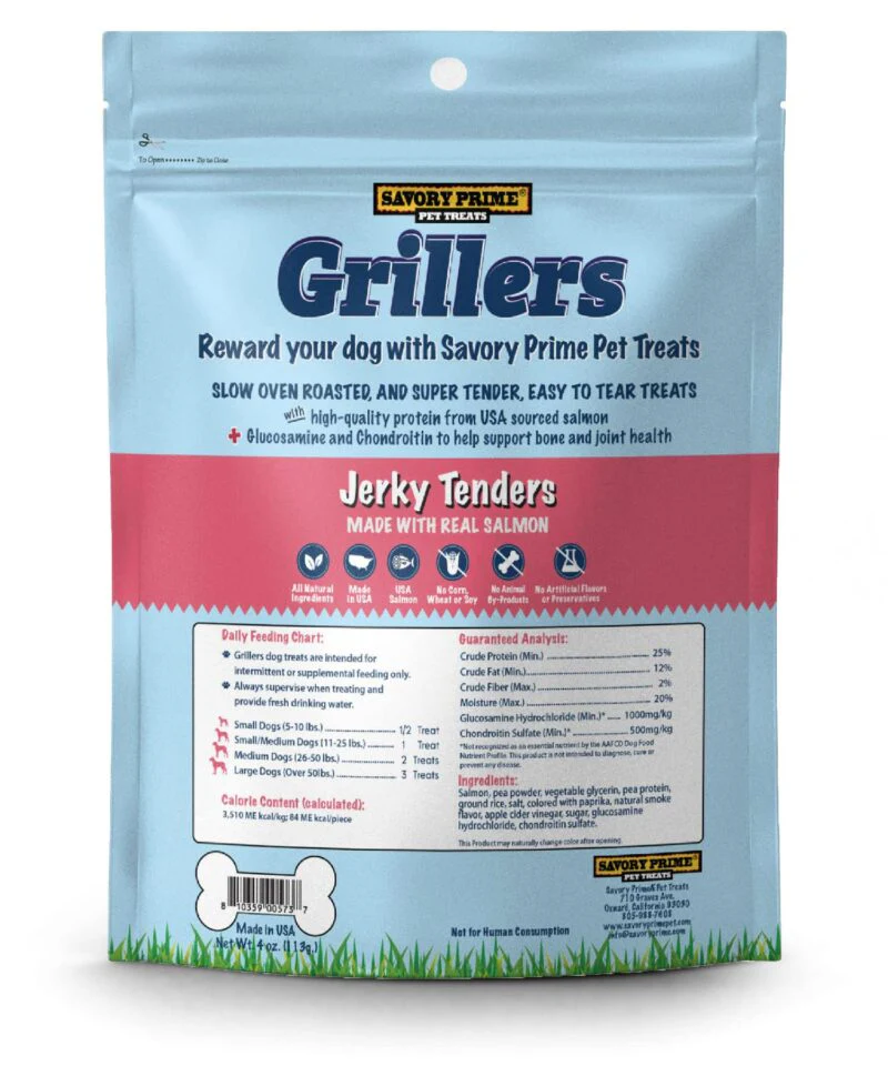 Savory Prime Grillers Salmon Tenders Dog Treat - Image 2