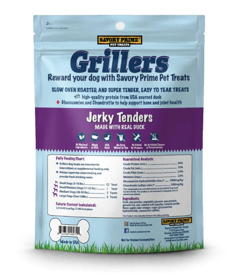Savory Prime Grillers Duck Tenders Dog Treat - Image 2