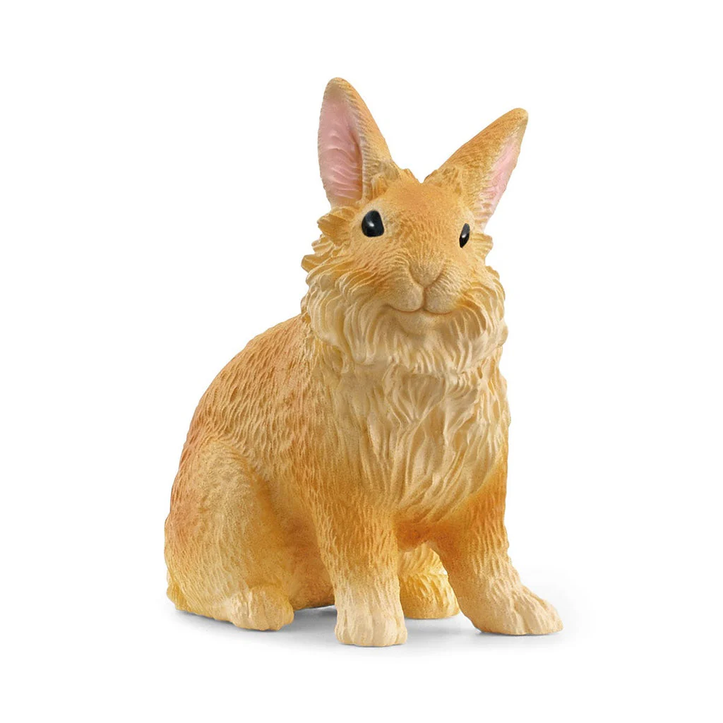 Schleich Farm World Lionhead Rabbit Figurine