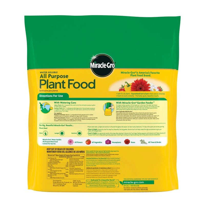 Miracle-Gro® Water Soluble All Purpose Plant Food - Image 2