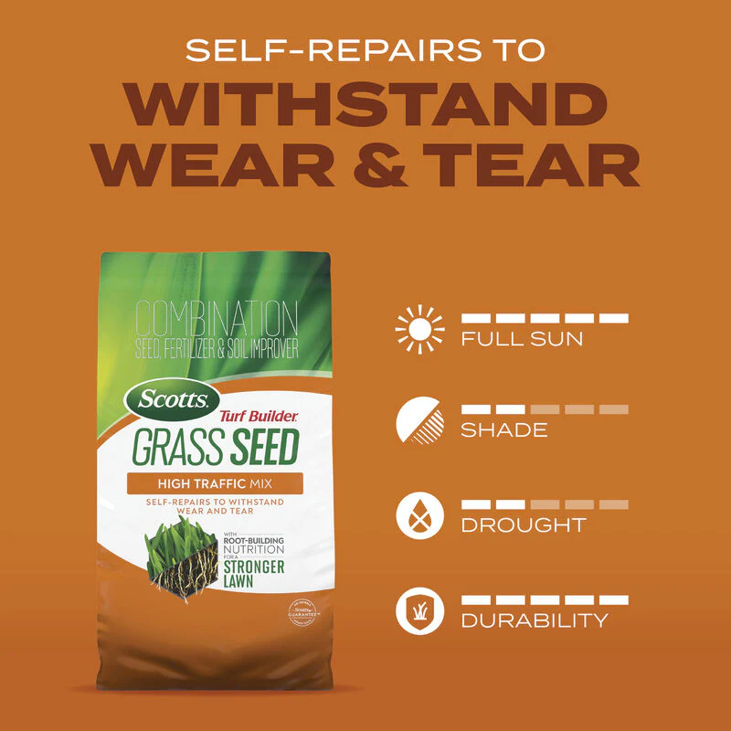 Scotts® Turf Builder® Grass Seed High Traffic Mix - Image 12