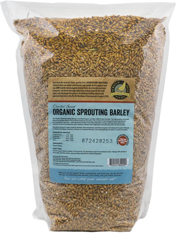 Scratch and Peck Feeds Cluckin’ Good Organic Whole Barley - Image 5