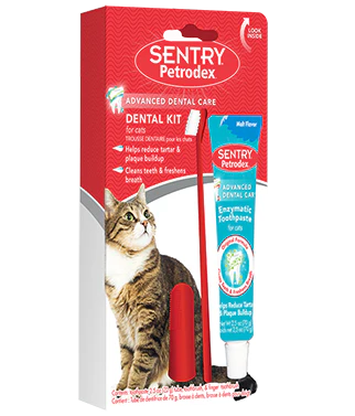 SENTRY Petrodex Dental Care Kit For Cats