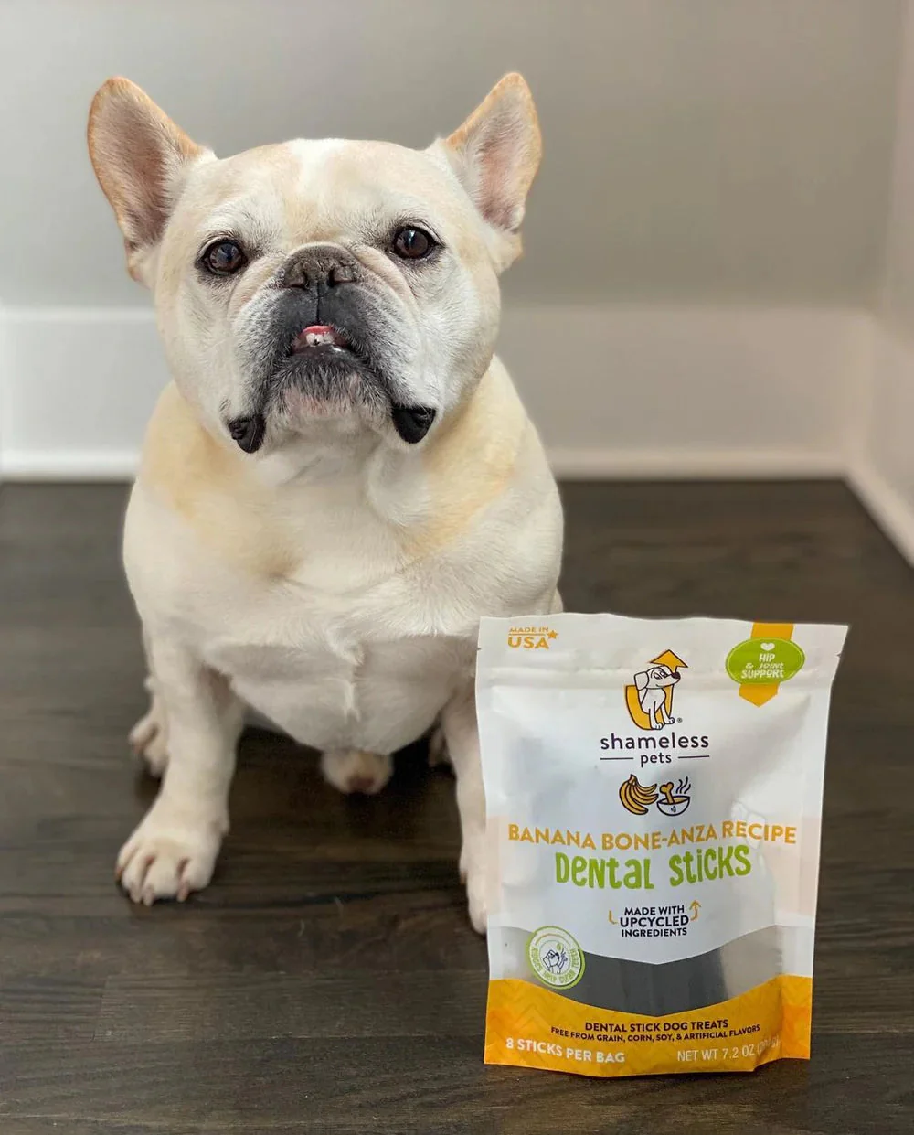 Shameless Pets Banana Bone-Anza Dental Sticks Dog Treats - Image 7