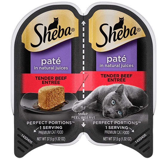 SHEBA® PERFECT PORTIONS™ Premium Paté Tender Beef Entrée