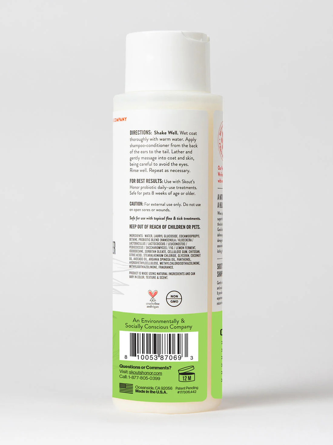 Skout's Honor Probiotic Shampoo + Conditioner Sunkissed Coconut for Dogs - Image 2