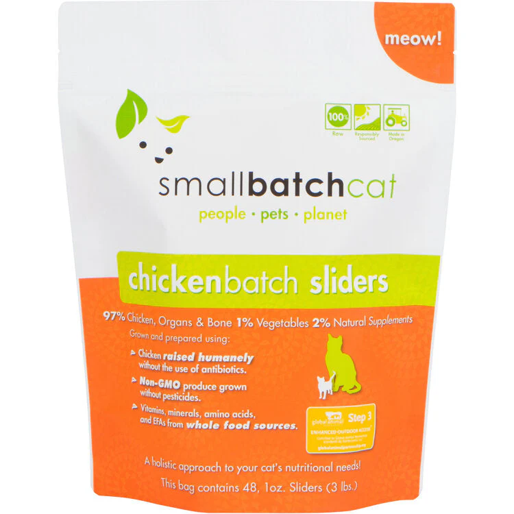 Smallbatch ChickenBatch Frozen Cat Food