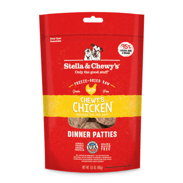 Stella & Chewy's Freeze-Dried Raw Dinner Patties for Dogs - Chewy's Chicken Recipe - Image 2