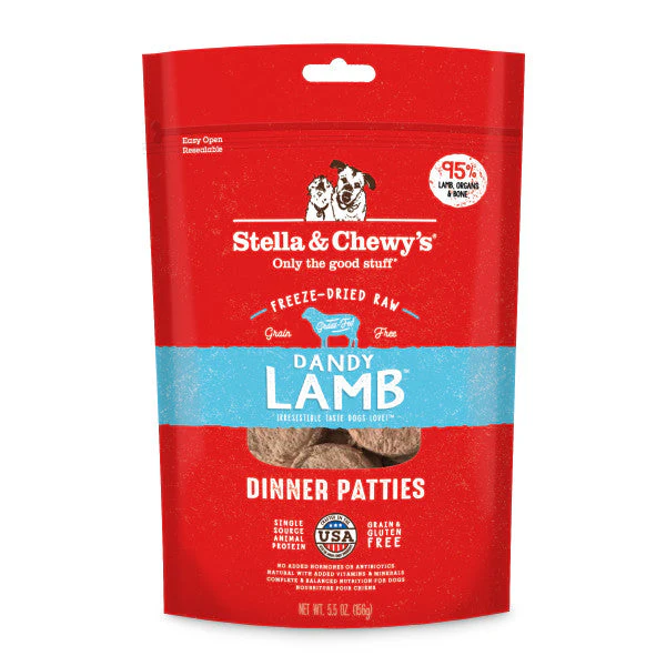Stella & Chewy's Freeze-Dried Raw Dinner Patties for Dogs - Dandy Lamb Recipe - Image 2
