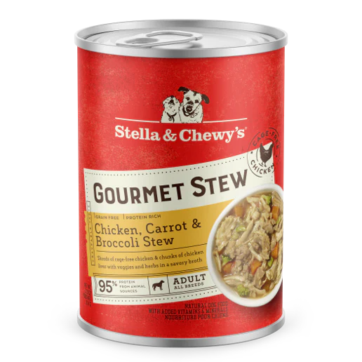 Stella & Chewy's Gourmet Chicken, Carrot & Broccoli Stew for Dogs