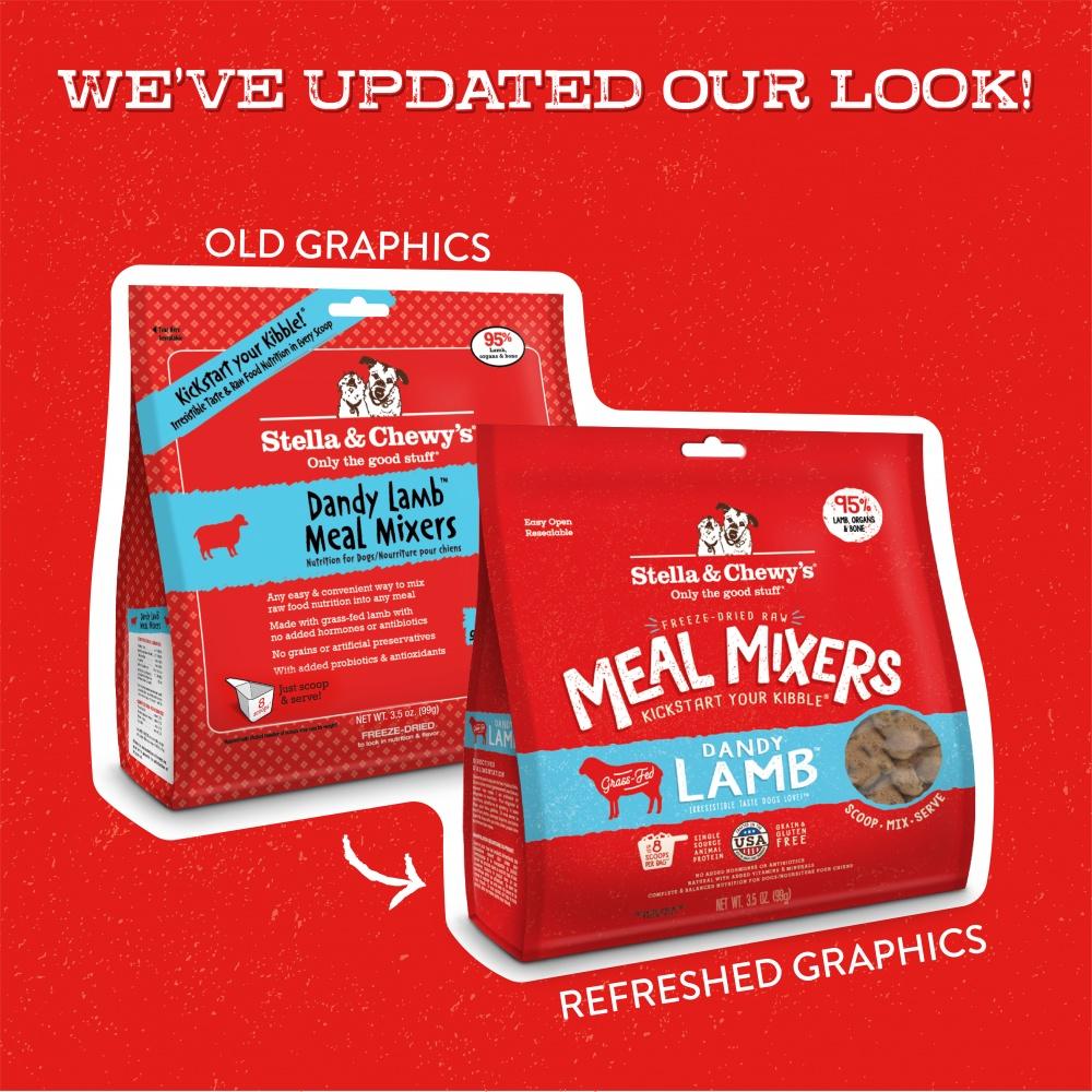 Stella & Chewy's Freeze Dried Raw Dandy Lamb Meal Mixers - Image 3