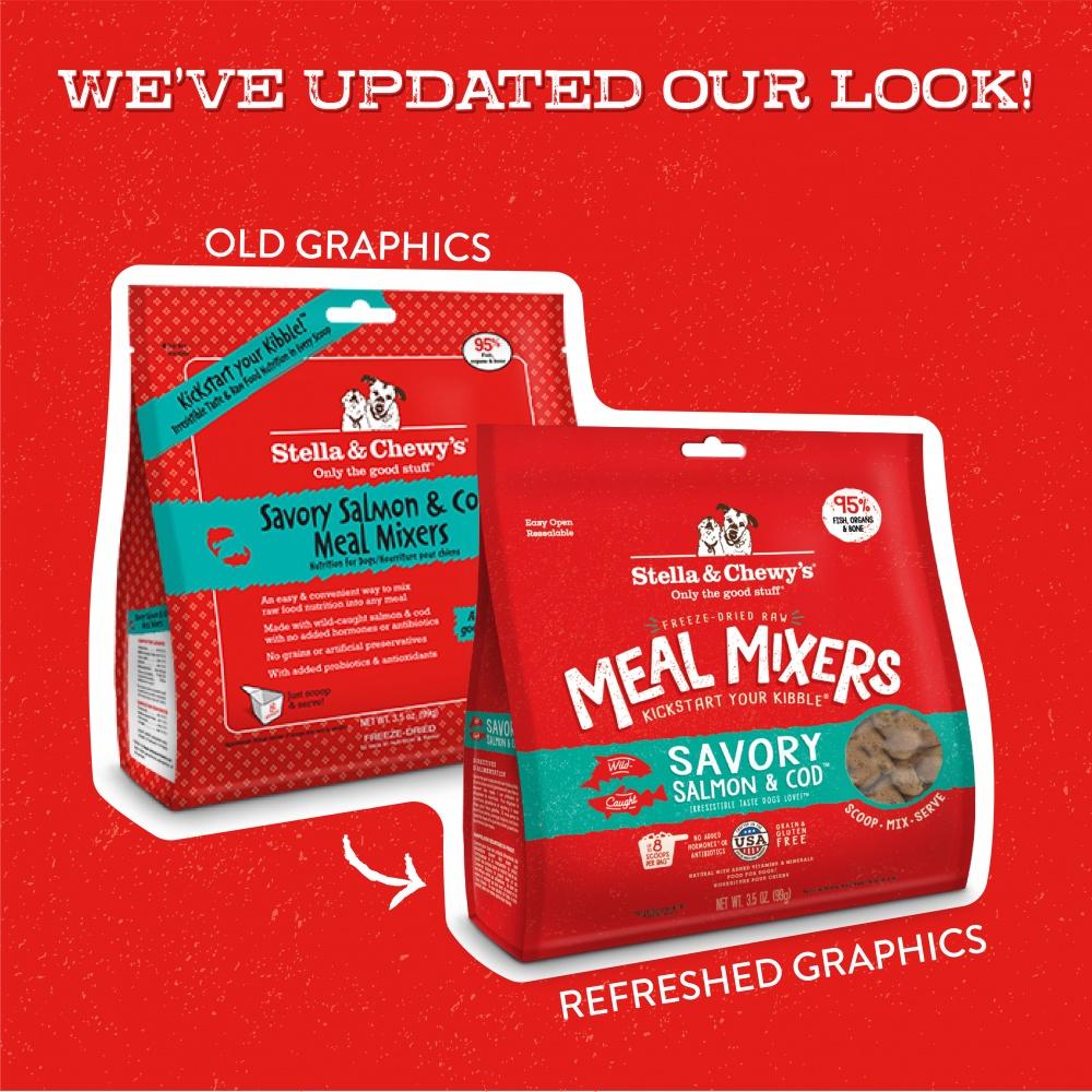 Stella & Chewy's Freeze-Dried Raw Meal Mixers Dog Food Topper - Savory Salmon & Cod Recipe - Image 4