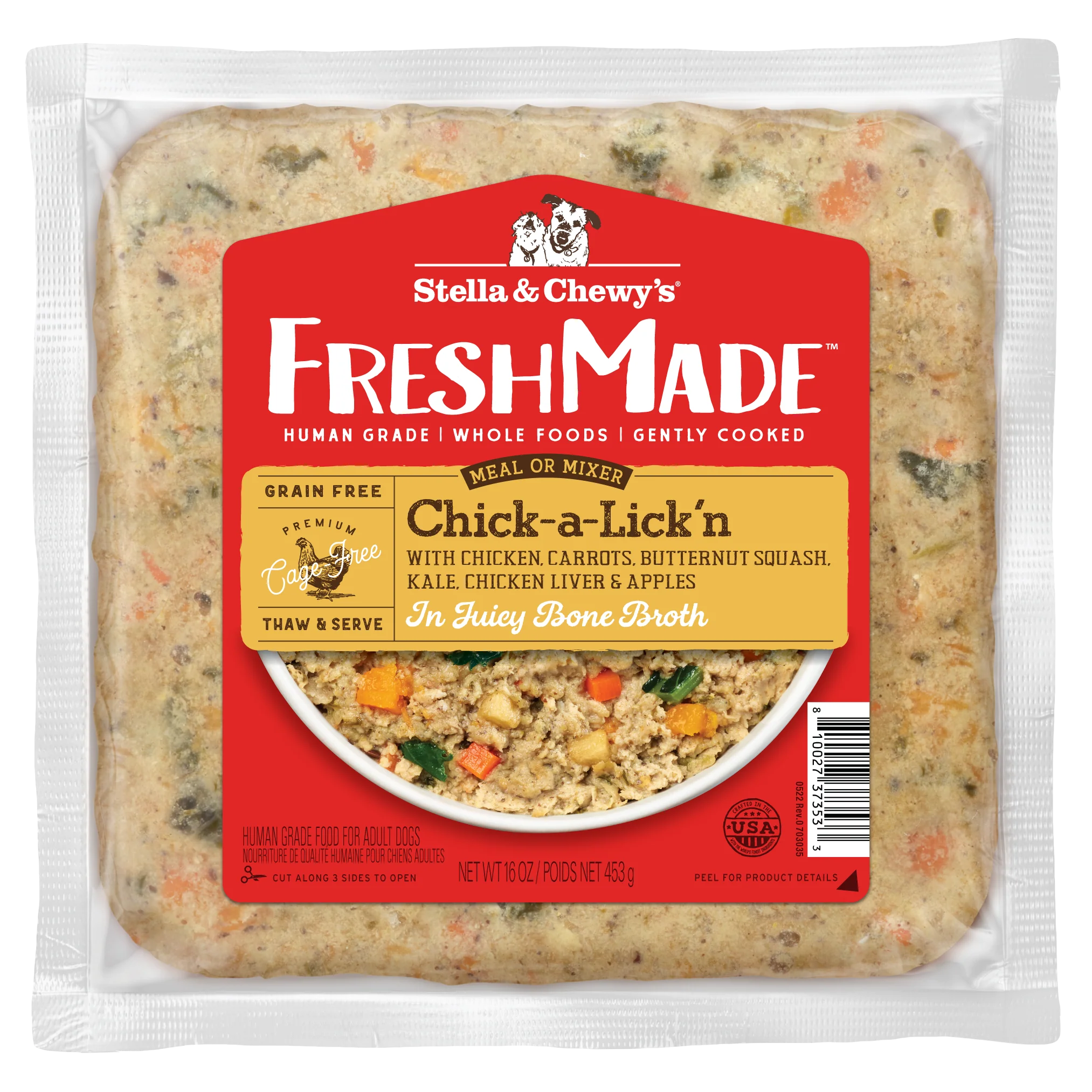 Stella & Chewy's FreshMade Chick-a-Lick'n Gently Cooked Dog Food