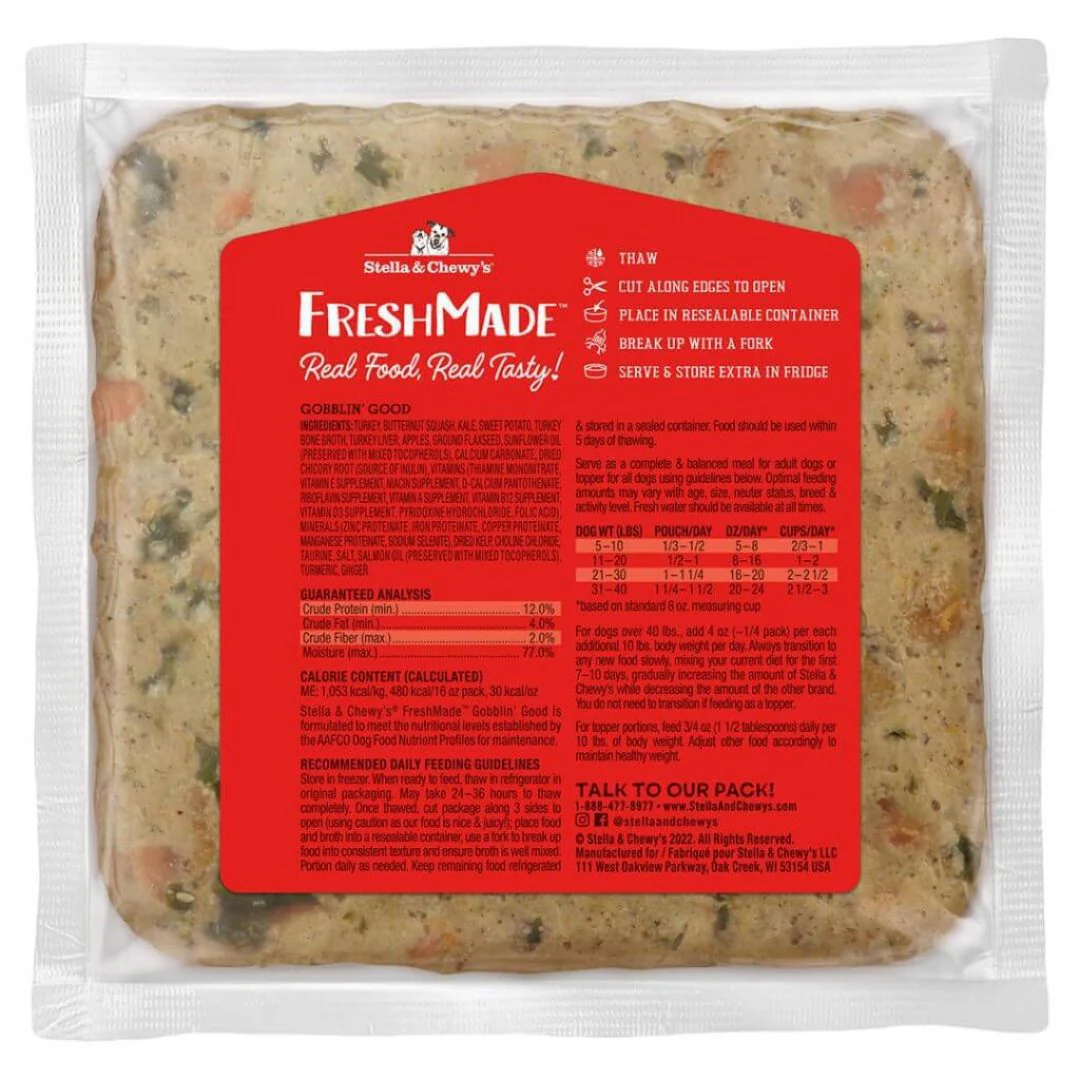 Stella & Chewy's FreshMade Gobblin' Good Gently Cooked Dog Food - Image 2