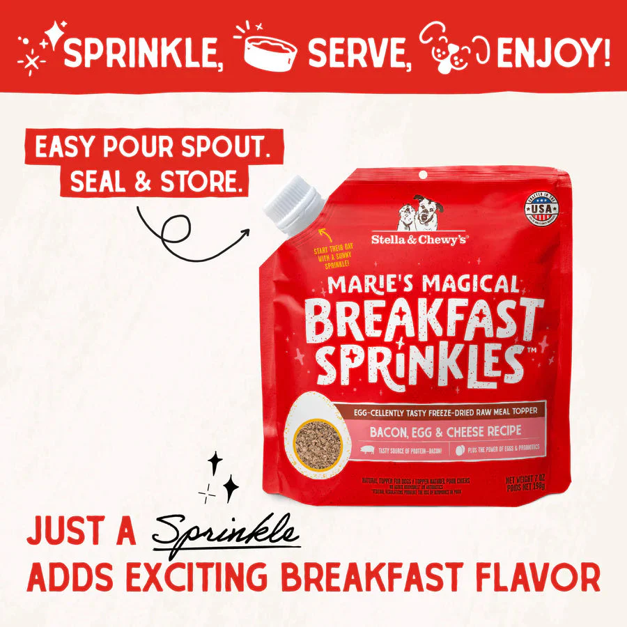 Stella & Chewy's Marie’s Magical Breakfast Sprinkles Bacon, Egg & Cheese - Image 3