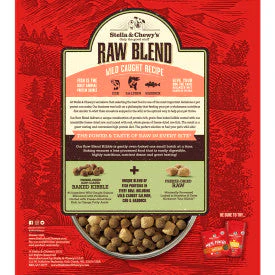 Stella & Chewy's Raw Blend Kibble Wild Caught Recipe Dry Dog Food - Image 3