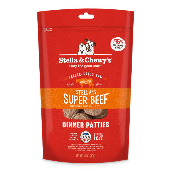 Stella & Chewy's Stella's Super Beef Freeze-Dried Dinner Patties Dog Food - Image 3