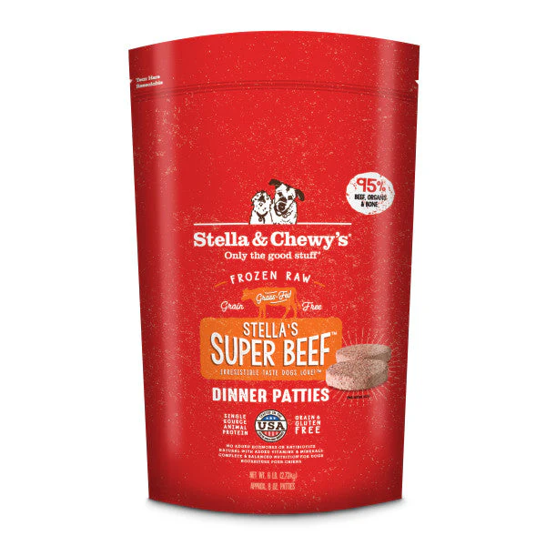 Stella & Chewy's Stella's Super Beef Grain Free Dinner Patties Frozen Raw Dog Food - Image 4
