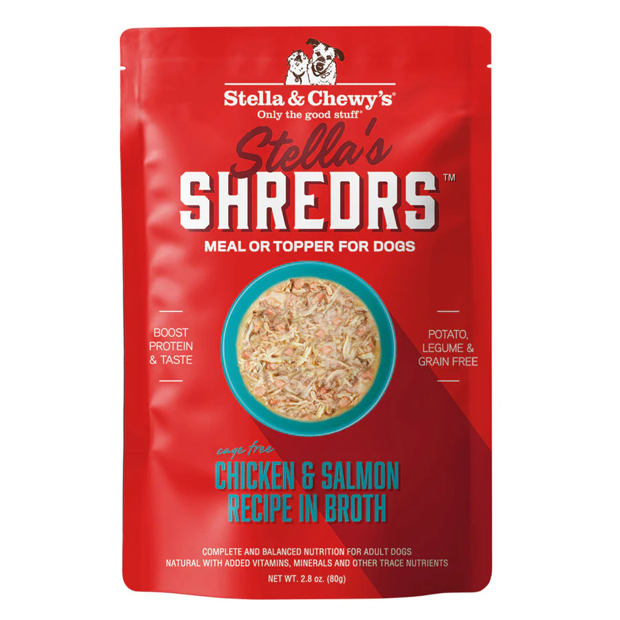 Stella's Shredrs Beef & Salmon Recipe in Broth
