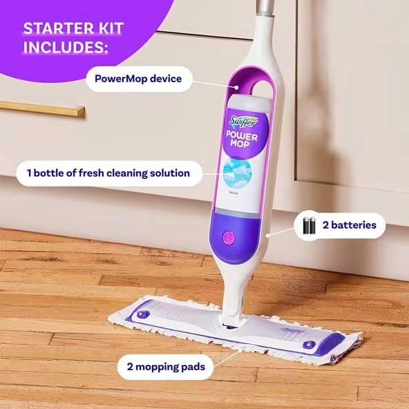 Swiffer® PowerMop Multi-Surface Kit for Floor Cleaning - Image 3