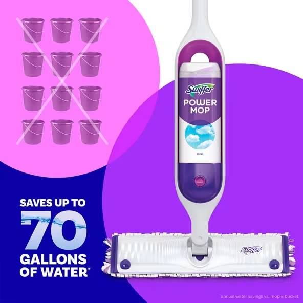 Swiffer® PowerMop Multi-Surface Kit for Floor Cleaning - Image 8