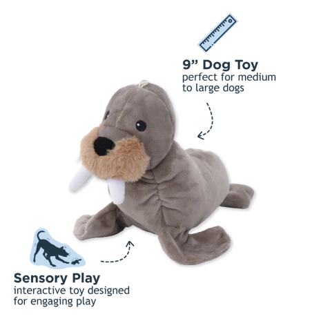 Tall Tails Animated Walrus Dog Toy - Image 2