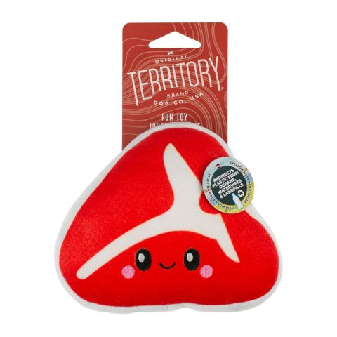 Territory Steak with Squeaker Dog Toy - Image 3