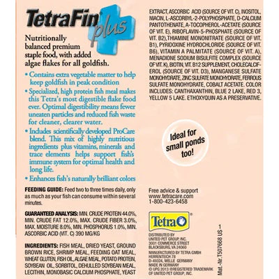 TetraFin Plus Goldfish Flakes - Image 2