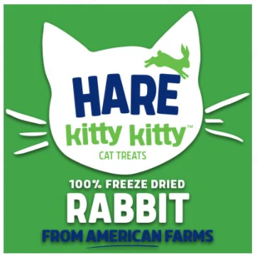 Treat Planet Hare Kitty Kitty™ 100% Freeze-Dried Rabbit Cat Treats - Image 2