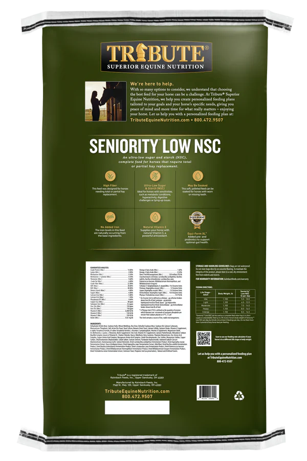 Tribute Seniority® Low NSC (10%) Horse Feed - Image 2