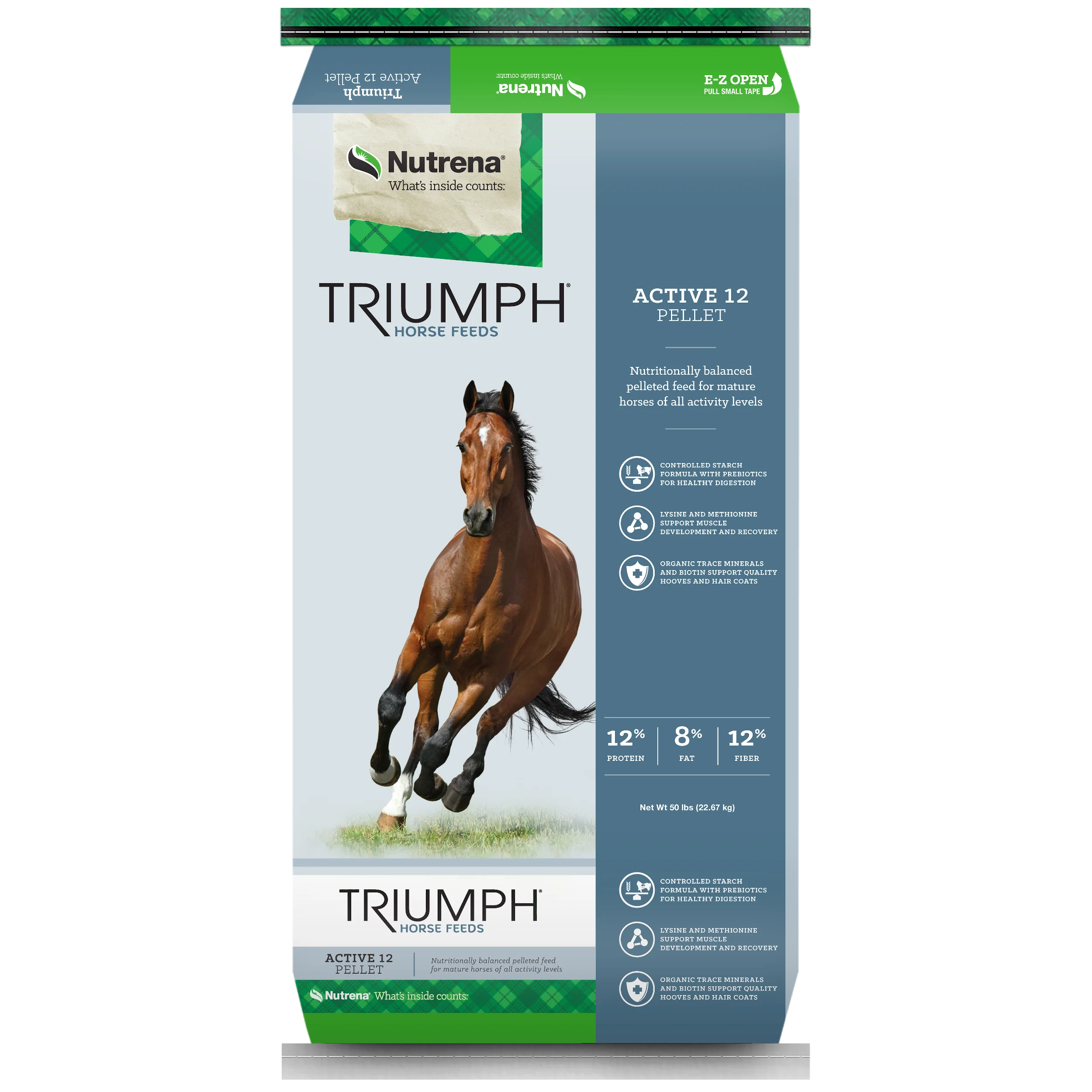 Nutrena® Triumph® 12% Active Pelleted Horse Feed