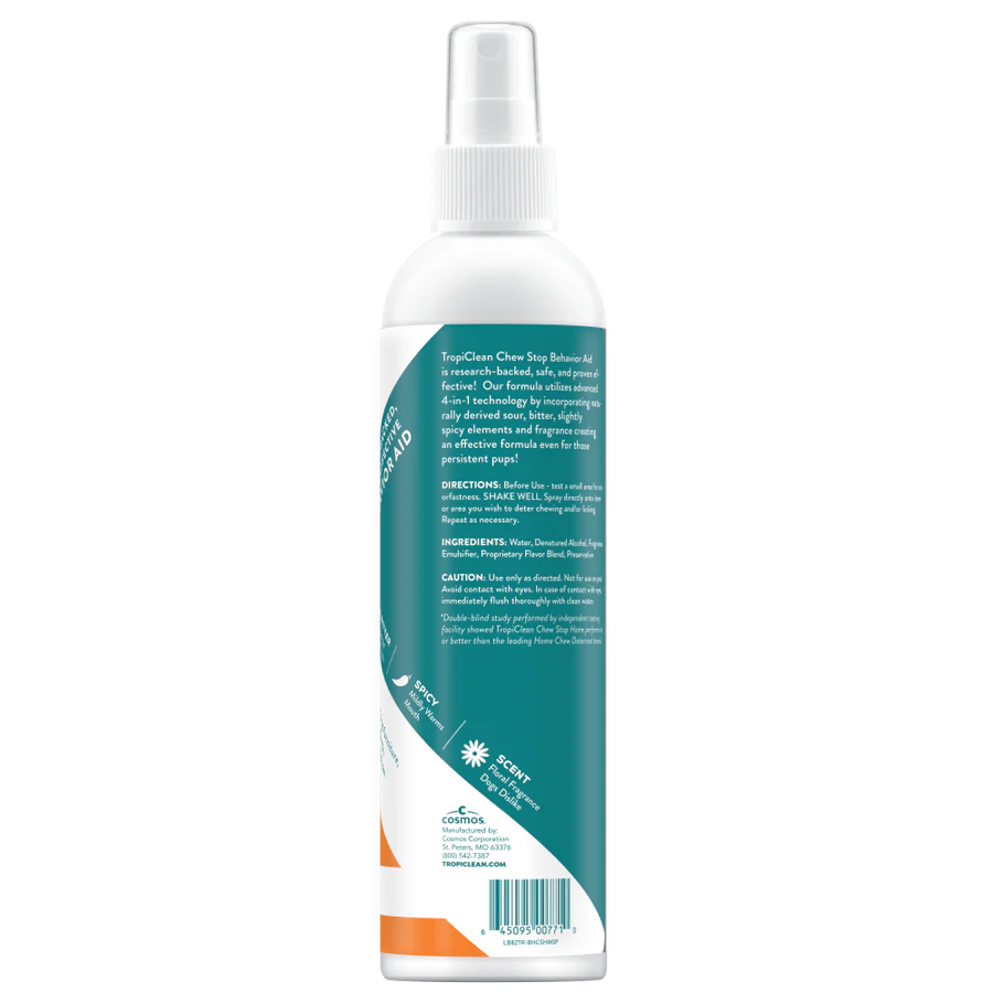 TropiClean Chew Stop Dog Behavior Aid Home Spray 4-In-1 - Image 3
