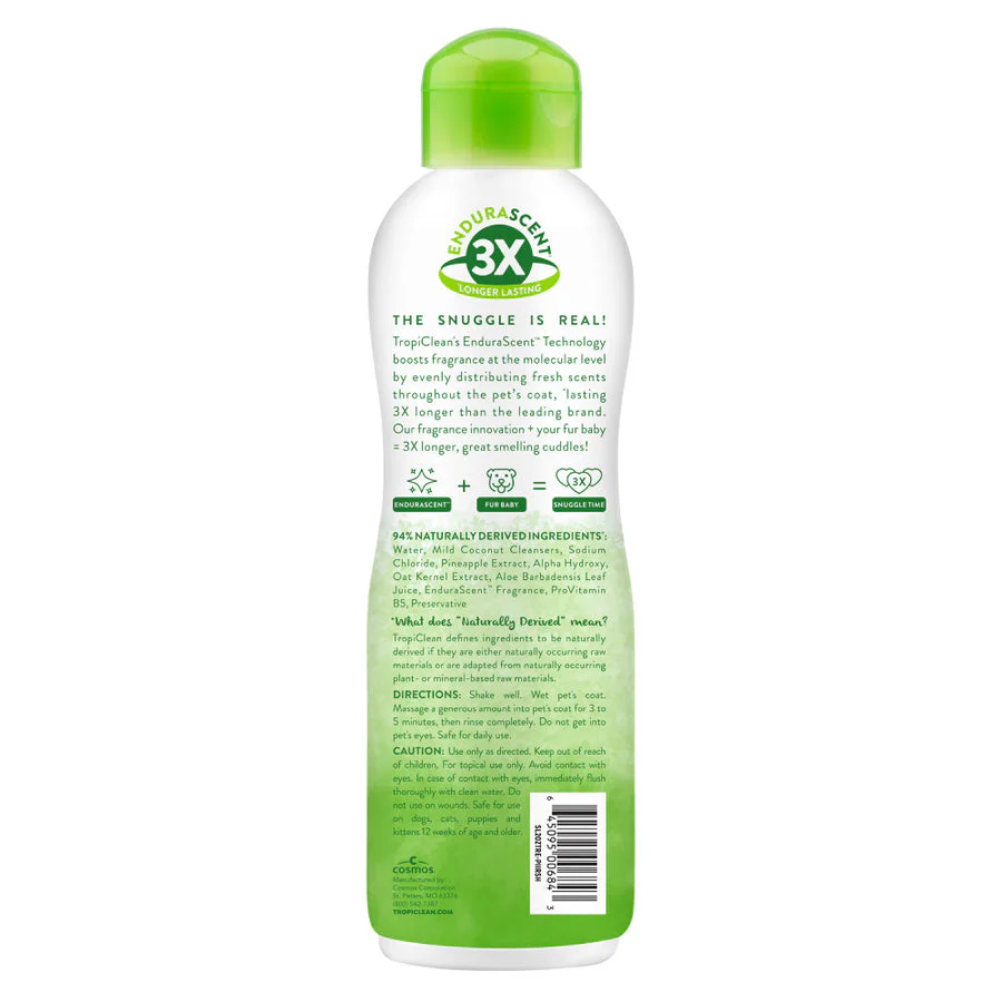 TropiClean EnduraScent™ Pineapple Itch Relief Pet Shampoo - Image 2